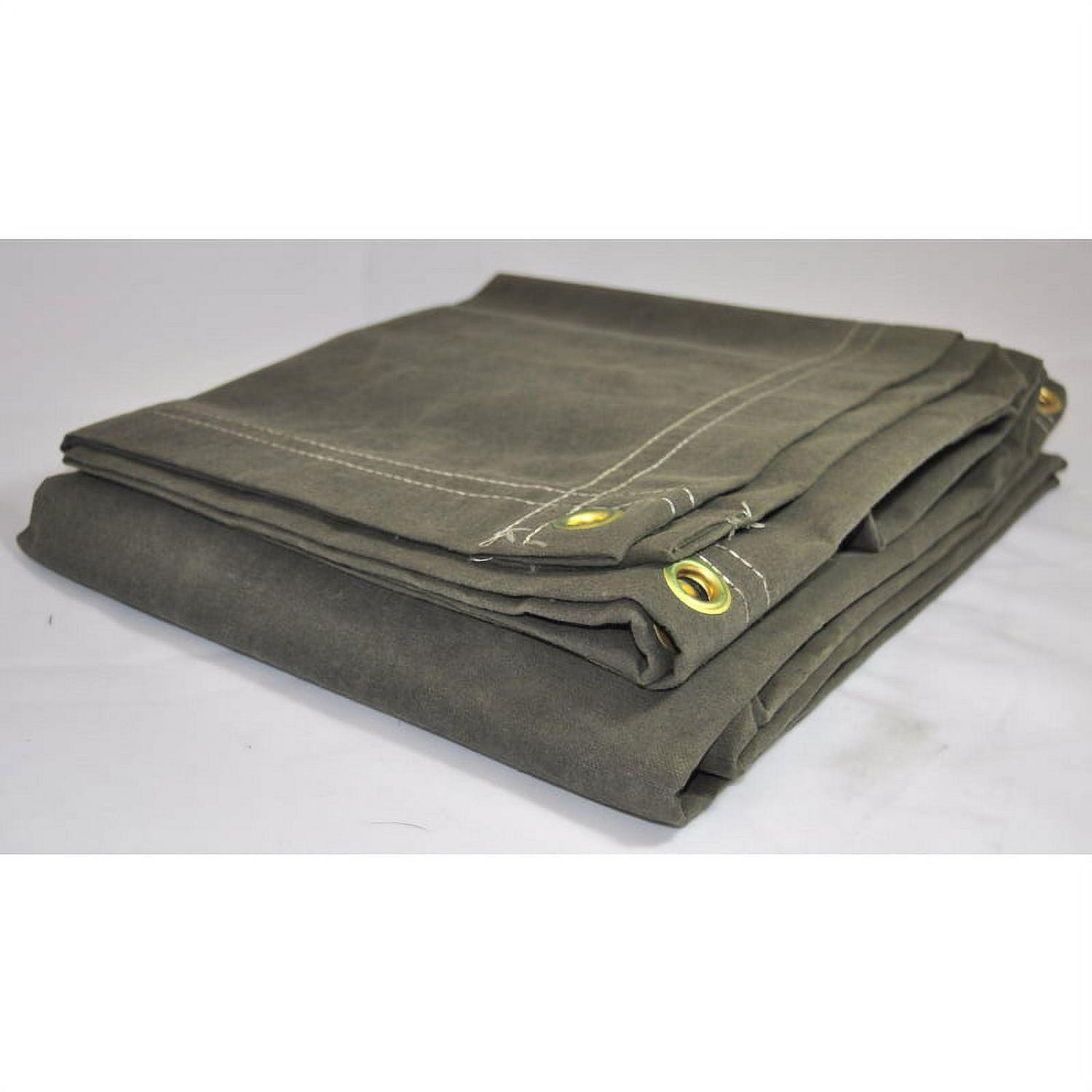 DRY TOP 61224 12′ X 24′ Olive Canvas Tarp