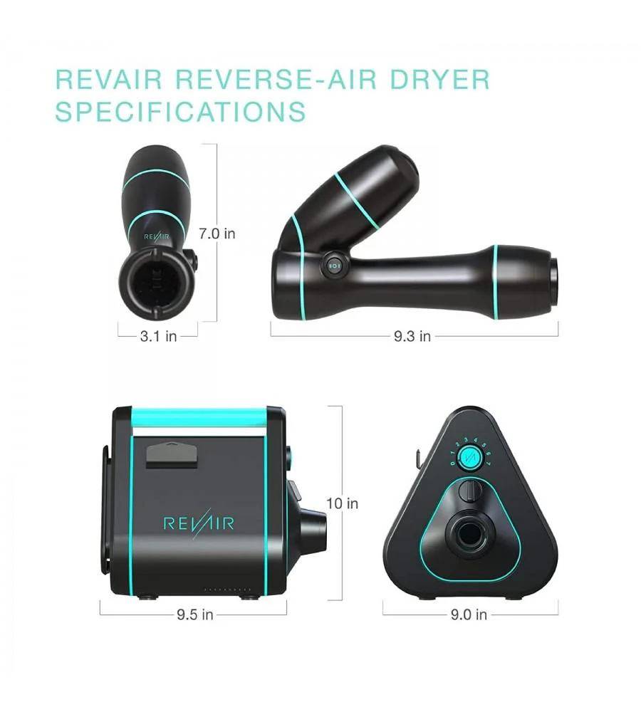 REVAIR Reverse-Air Hair Dryer | Easily Dry and Straighten Hair