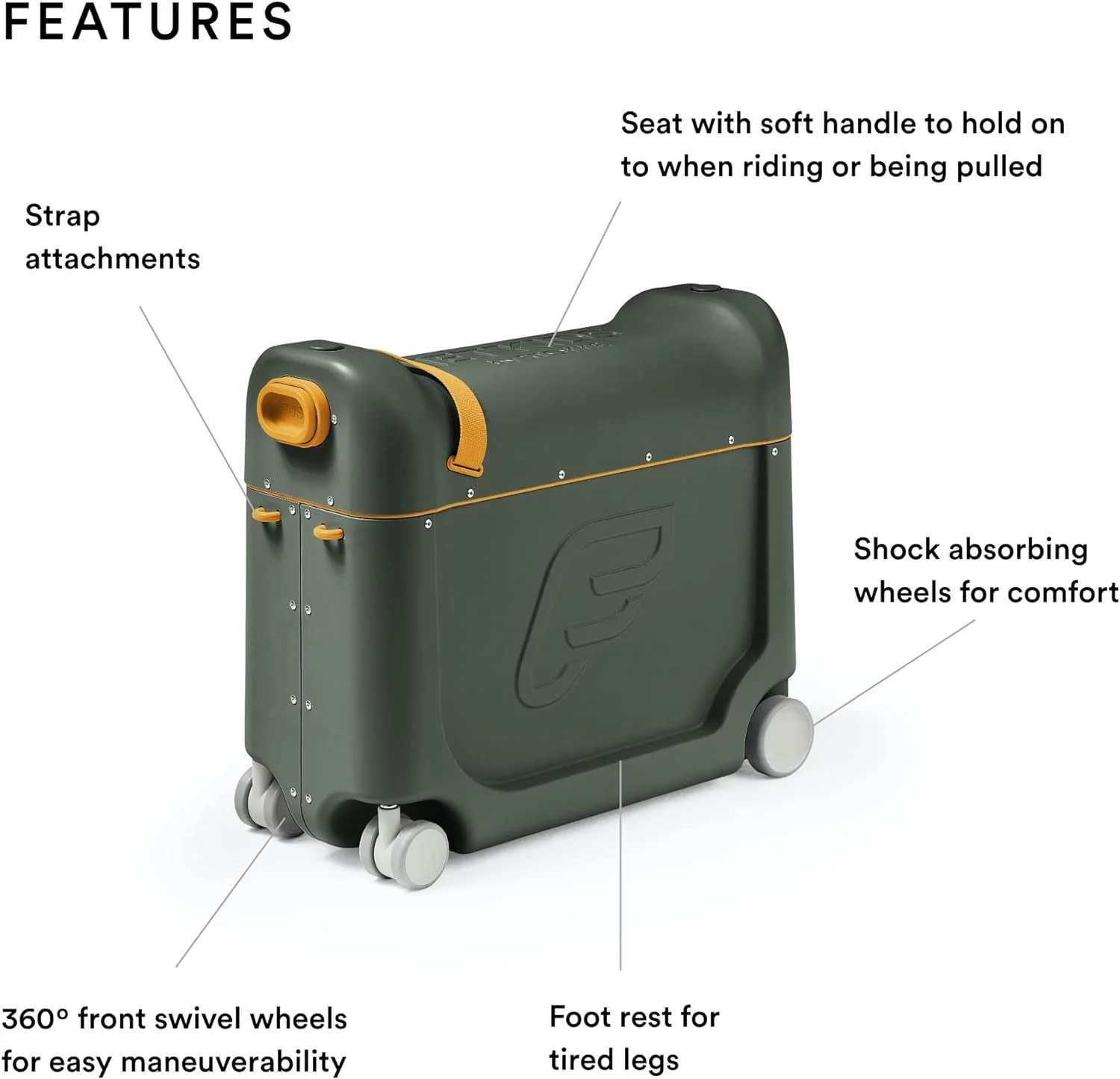 Kids' ride-on luggage and in-flight beds - Help your kids relax and sleep on the plane - Approved by multiple airlines - Best for ages 3 - 7