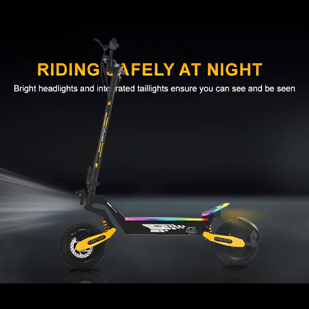 Off Road Electric Scooter for Adults, 1200W Motor Fast E Scooter, Up to 28MPH Top Speed & 20Miles Long Range, 11" Off-Road Tires, 330lbs MAX Load, Foldable