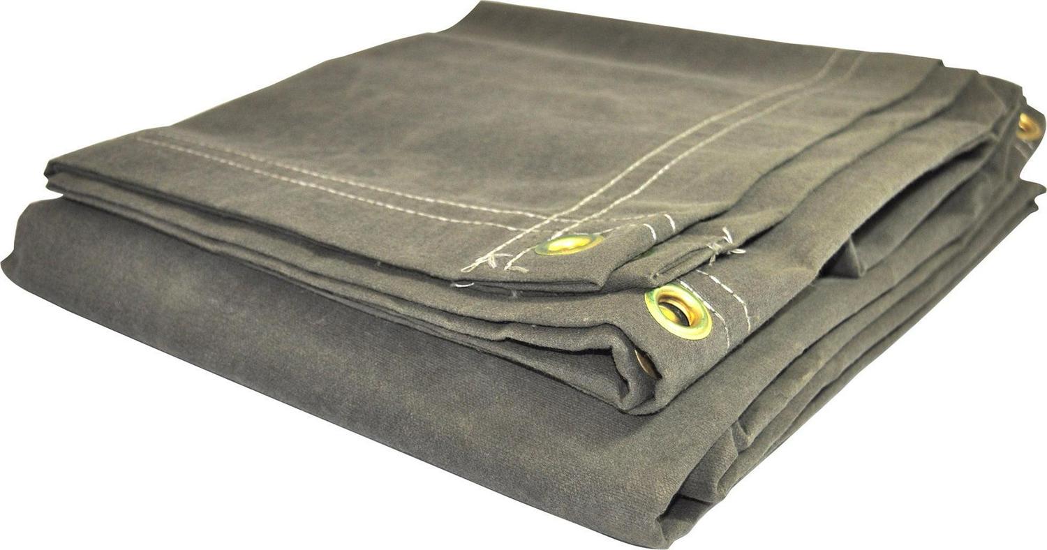 DRY TOP 61224 12′ X 24′ Olive Canvas Tarp