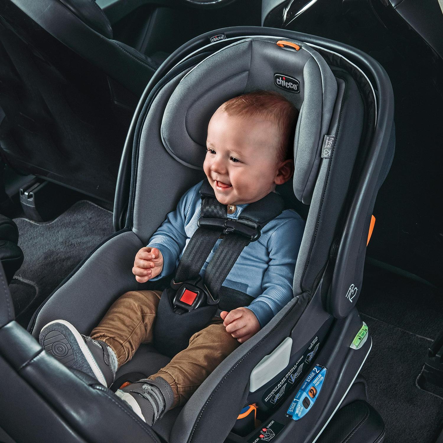 Chicco Fit2 Adapt Infant & Toddler Car Seat – Ember (Black). New