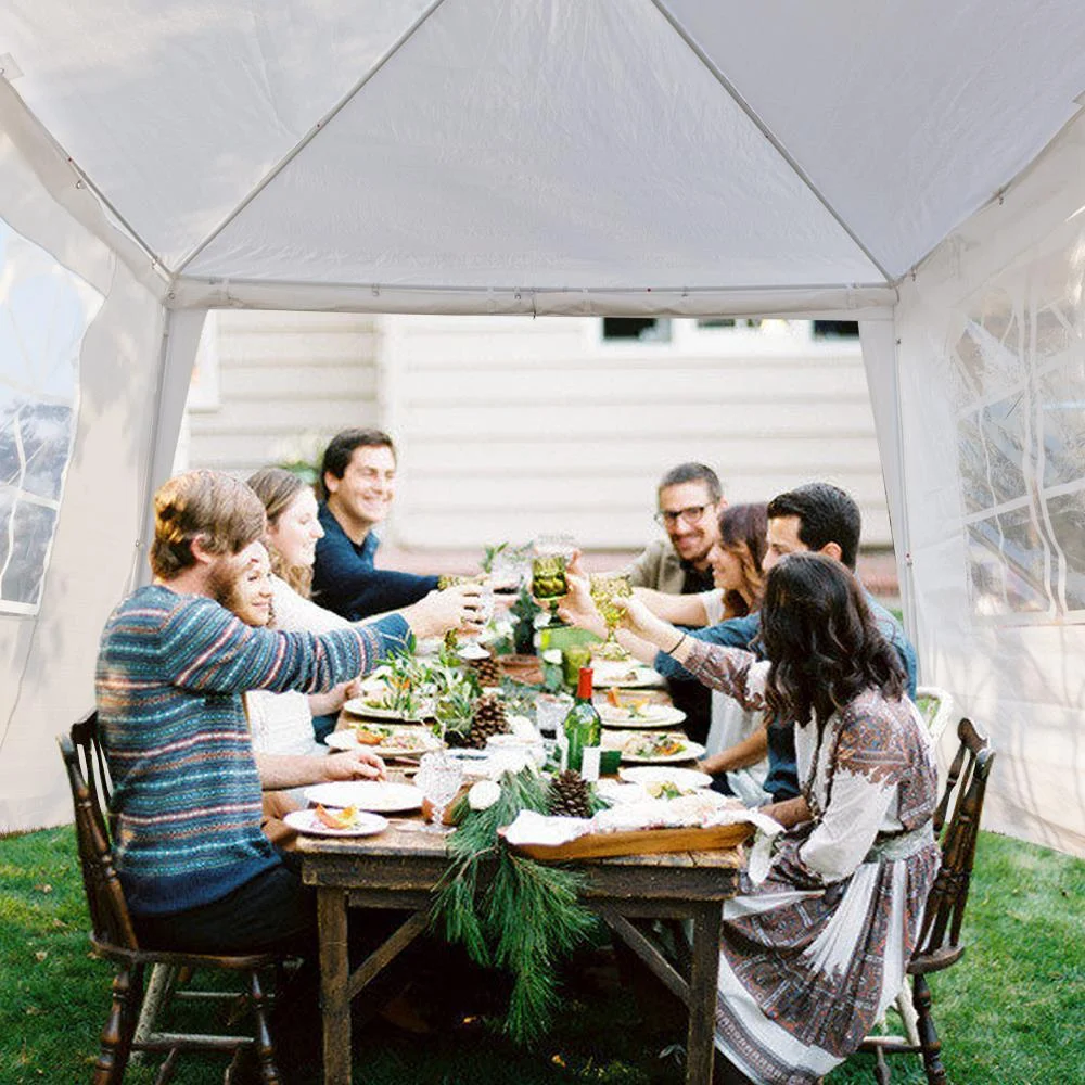 Ktaxon 10' X 20' Canopy Tent with 6 Side Walls for Party Wedding Camping and BBQ