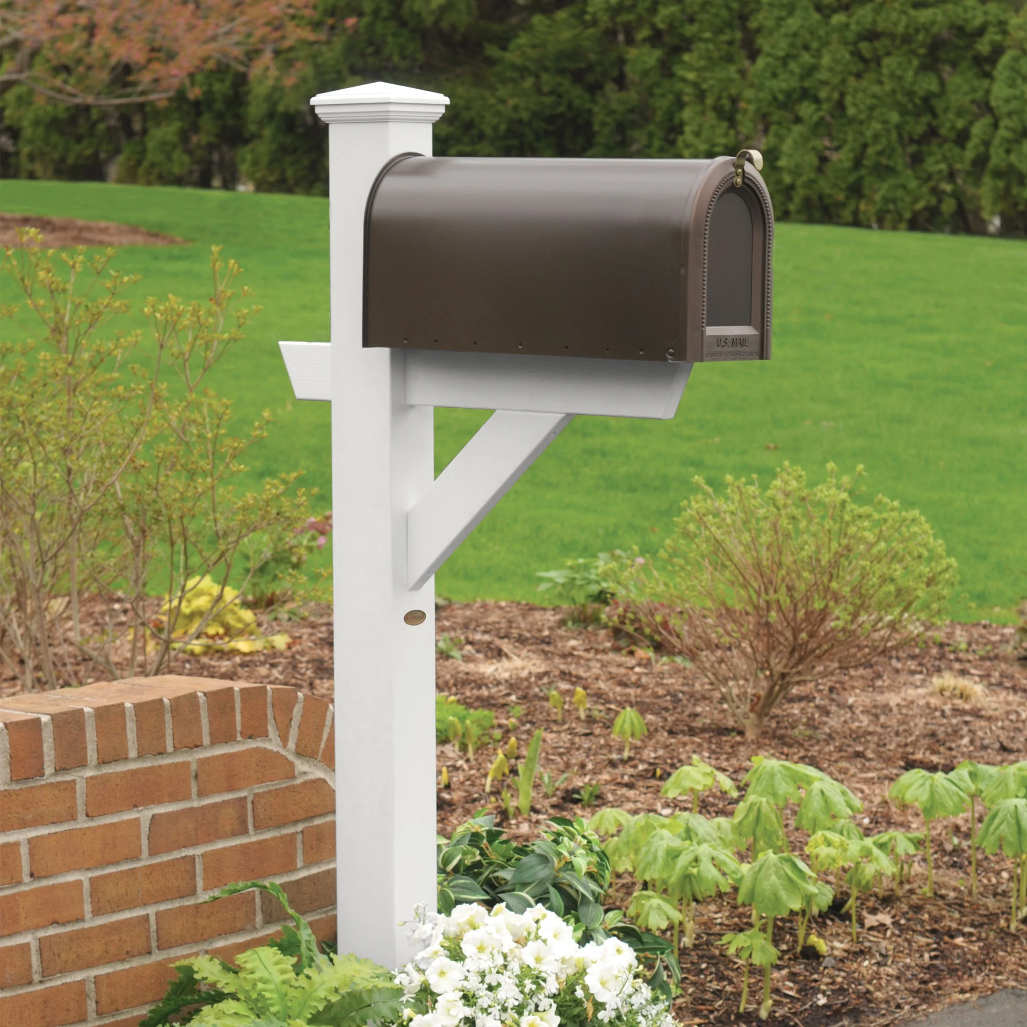 Highwood Hazleton Mailbox Post – In-Ground, 41″ H, 4″ x 4″ Post