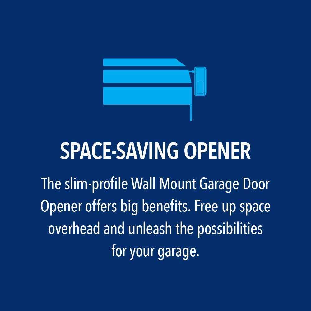 Chamberlain Wall Mounted Ultra Quiet Garage Door Opener With Battery Backup – RJO70
