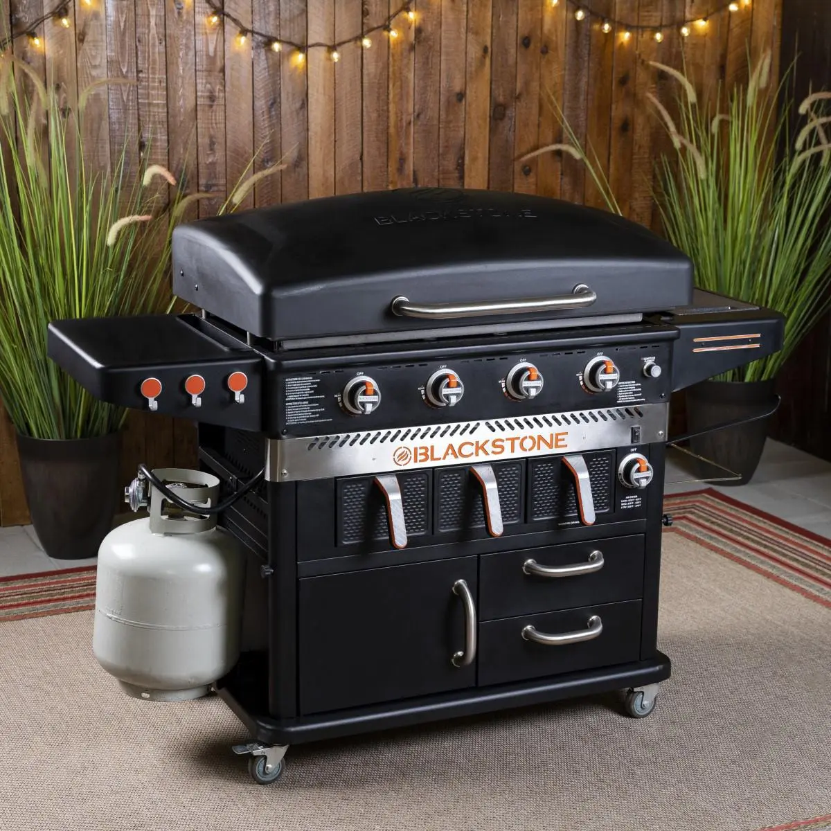 Blackstone 4 Burner and Air Fryer Combo 36″