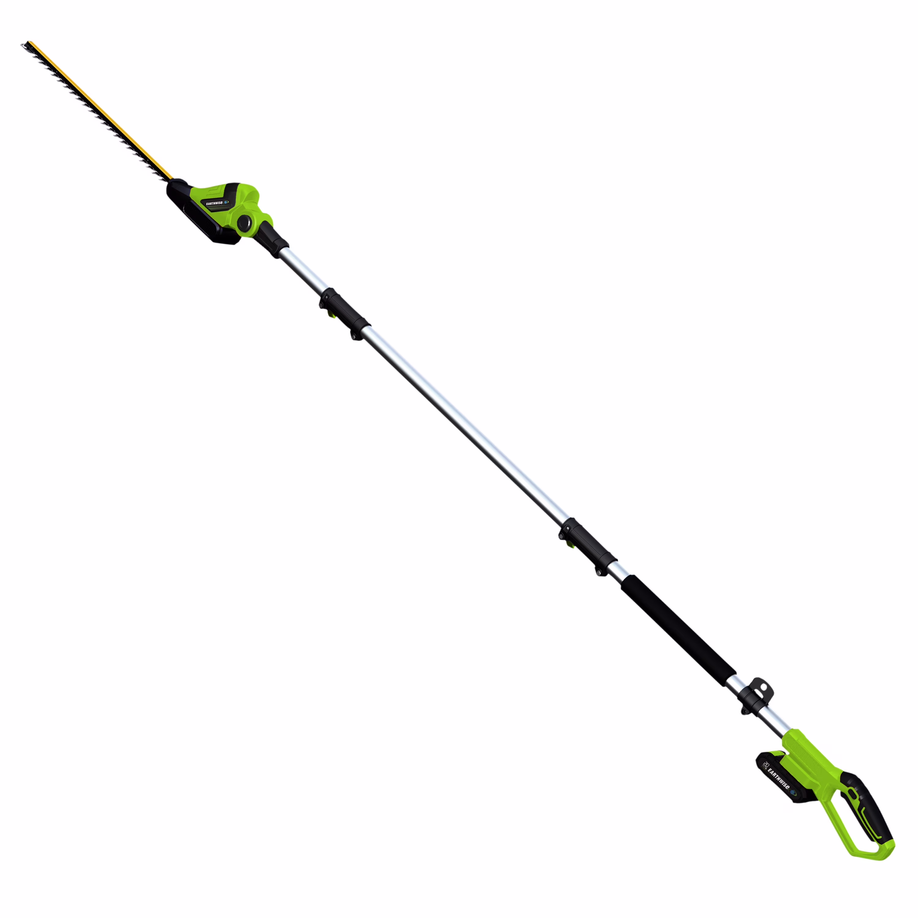Earthwise LPHT12022 20″ Cordless Electric 20 Volt Pole Hedge Trimmer (2Ah Battery and Charger Include)