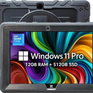 Fusion5 10.1in Windows 11 Full HD Rugged Tablet PC, 8GB RAM, 512GB SSD - FWIN232 PRO N5