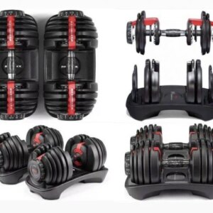 Bowflex SelectTech 552 Adjustable Dumbbells, 5-52.5 lb Pair - 552