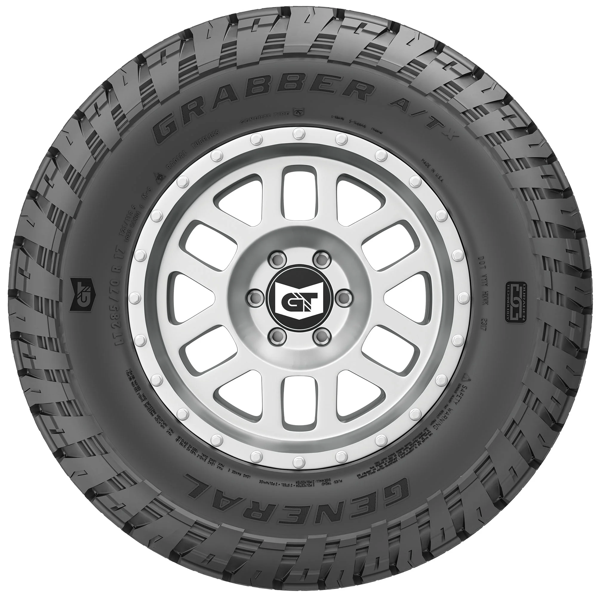 General Grabber A/T X All Terrain LT35X12.50R20 121/109R E Light Truck Tire