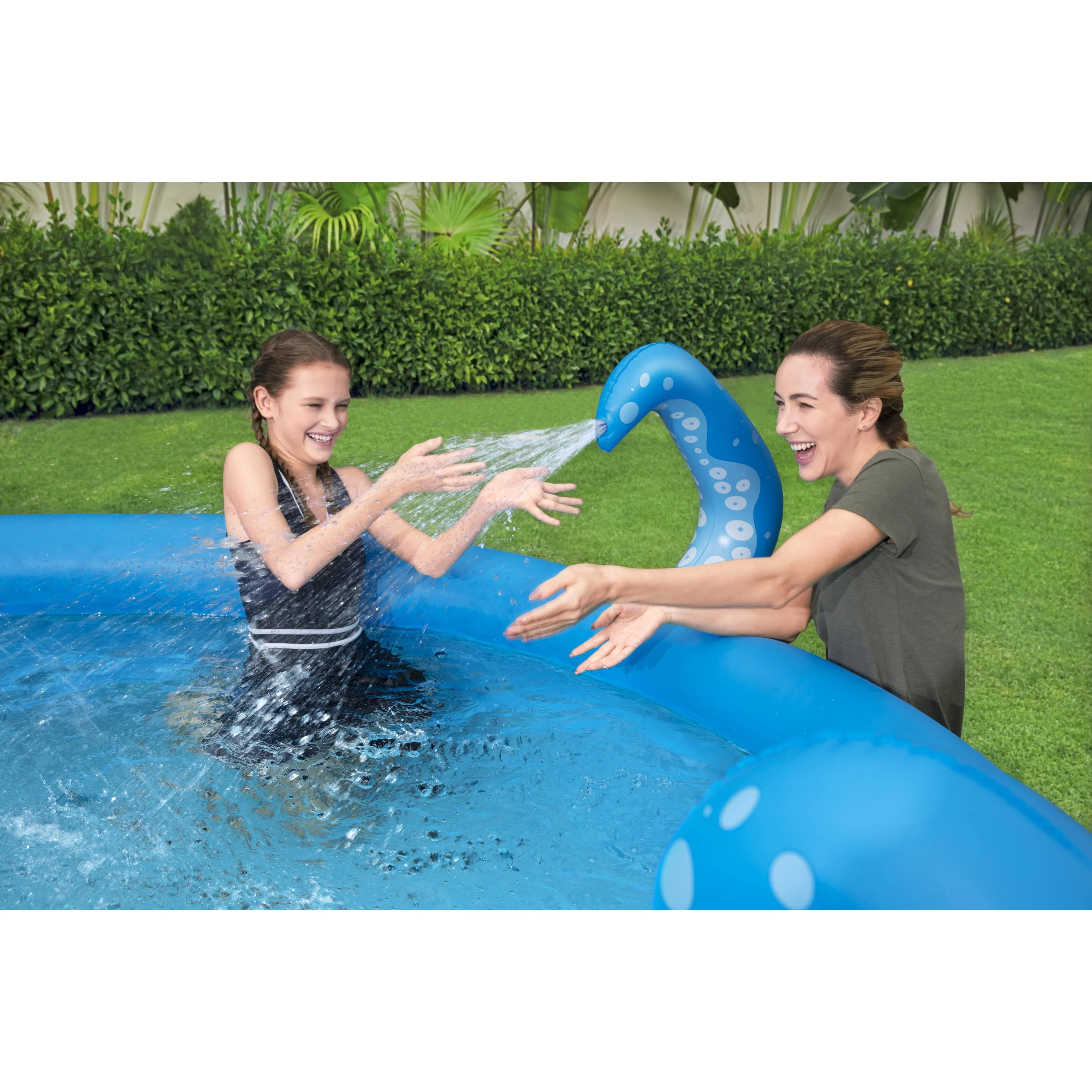 Bestway - H2OGO! 9' x 30" OctoPool Inflatable Spray Swimming Pool for Kids
