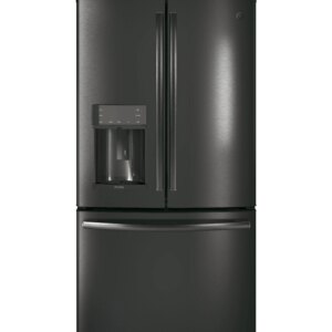 GE Appliances PFE28KBLTS 36 Inch French Door Refrigerator Black Stainless Steel