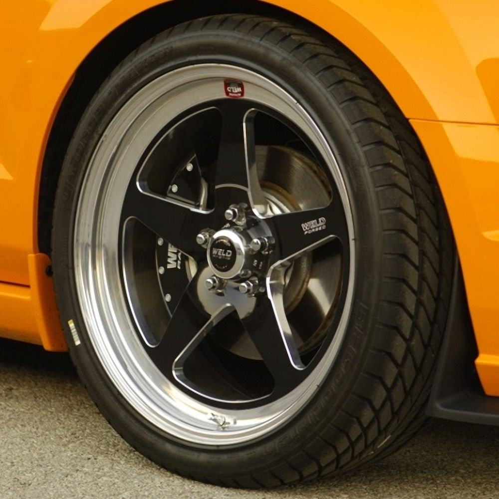 Weld Racing WEL71HB7050N22A 17 x 5 in. S71 Forged Anodized Wheels – Black