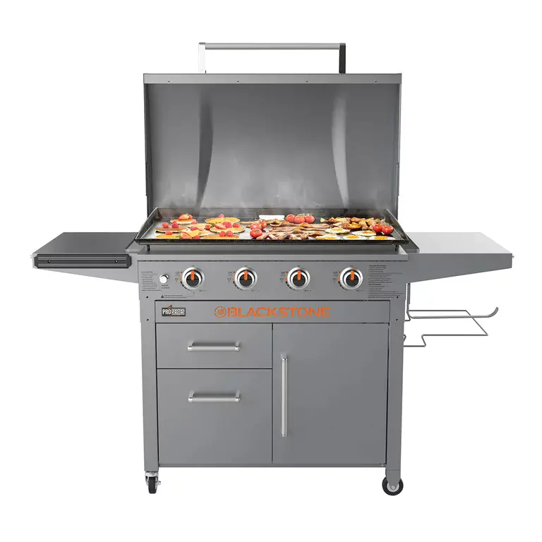 Blackstone ProSeries 4-Burner 36″ Griddle Cooking Station with Hood