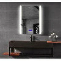 24" x 32" Single Door LED Light Bluetooth Medicine Cabinet