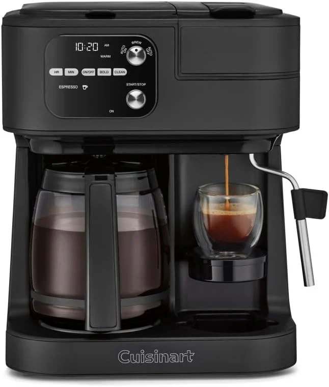 Cuisinart Coffee Center Barista Bar 4-in-1 Coffee Maker, Single-Serve Pods Compatible, Coffeemaker, Three Brewing Sizes, SS-4N1NAS, Black