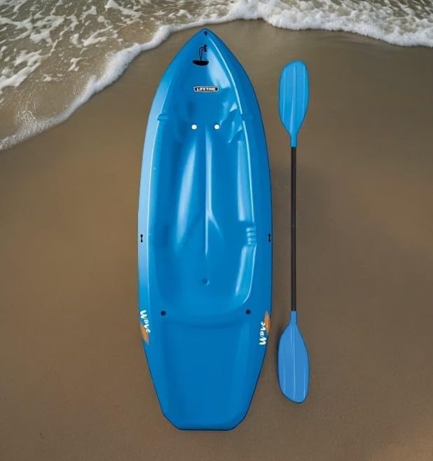 The Wave 6′ Youth Kayak with Paddle. Designed for Stability and Safety, It’s The Perfect Choice for Young Paddlers Ready to Conquer The Water