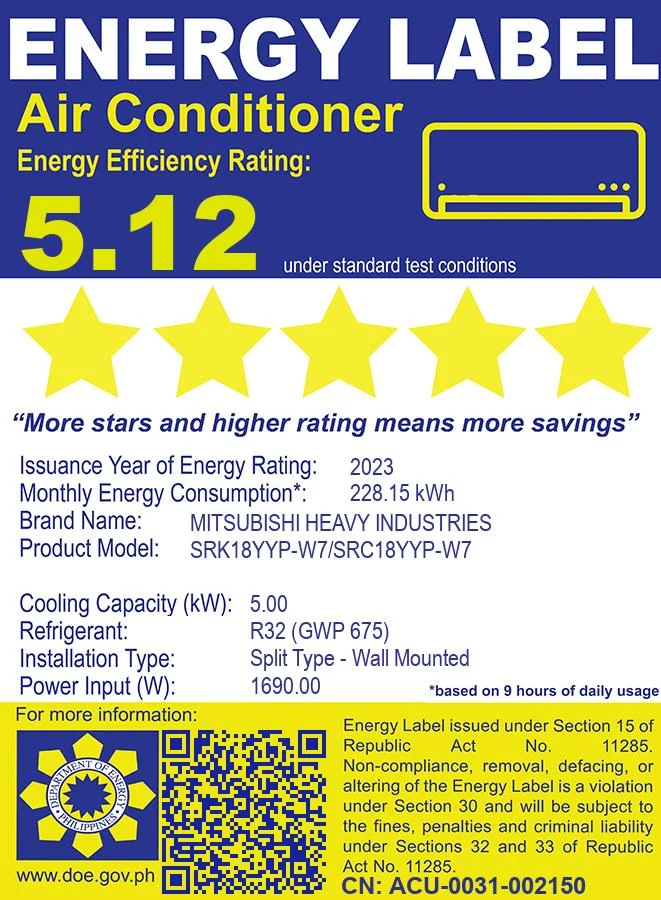 2 HP Split Air Conditioner Deluxe Configuration