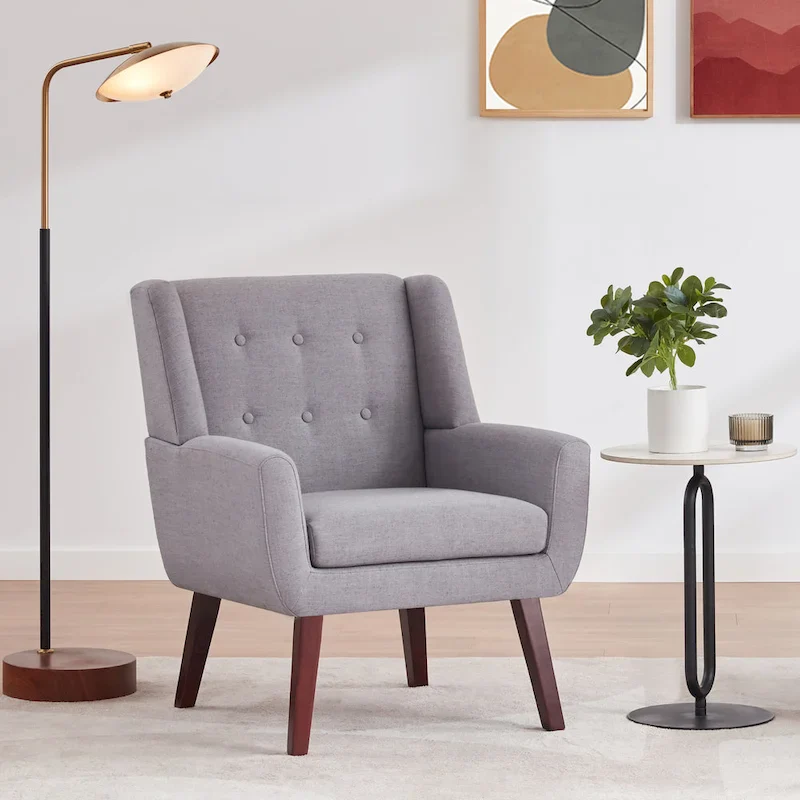 HUIMO Set of 2 Modern Tufted Accent Chair