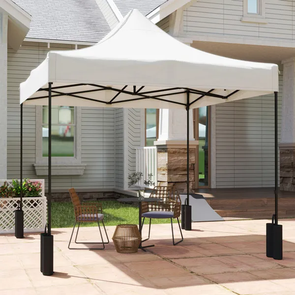 Replacement 118.1" x 118.1" Navy Blue Canopy Top, UPF50+, Weight Bags