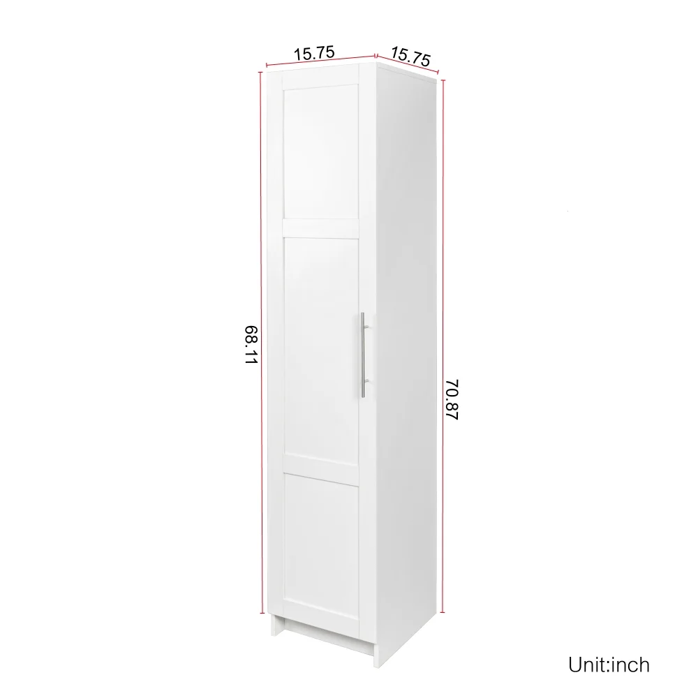 Stackable Wall Cabinet,Hanging Wall Mount Storage Cabinet with Adjustable Shelves and Doors,Sideboard Buffet Cupboard,Console Table,White Wood Finish,11.81 "D x 31.50"W x 29.92 "H