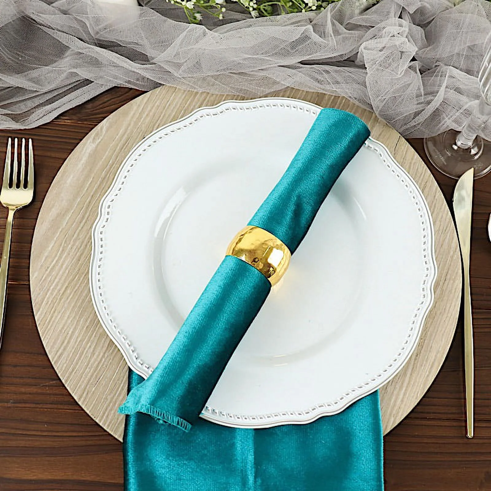 BalsaCircle 100 Pieces 20" x 20" Navy Blue Premium Velvet Napkins Linens