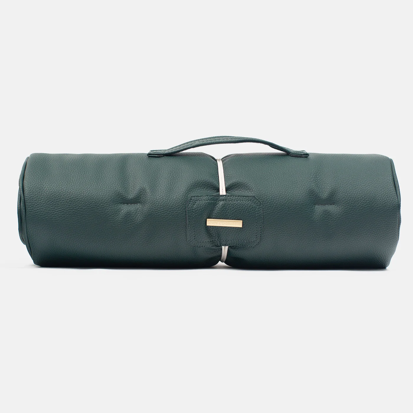 Travel Mat in Forest Rhino Faux Leather Variant 2