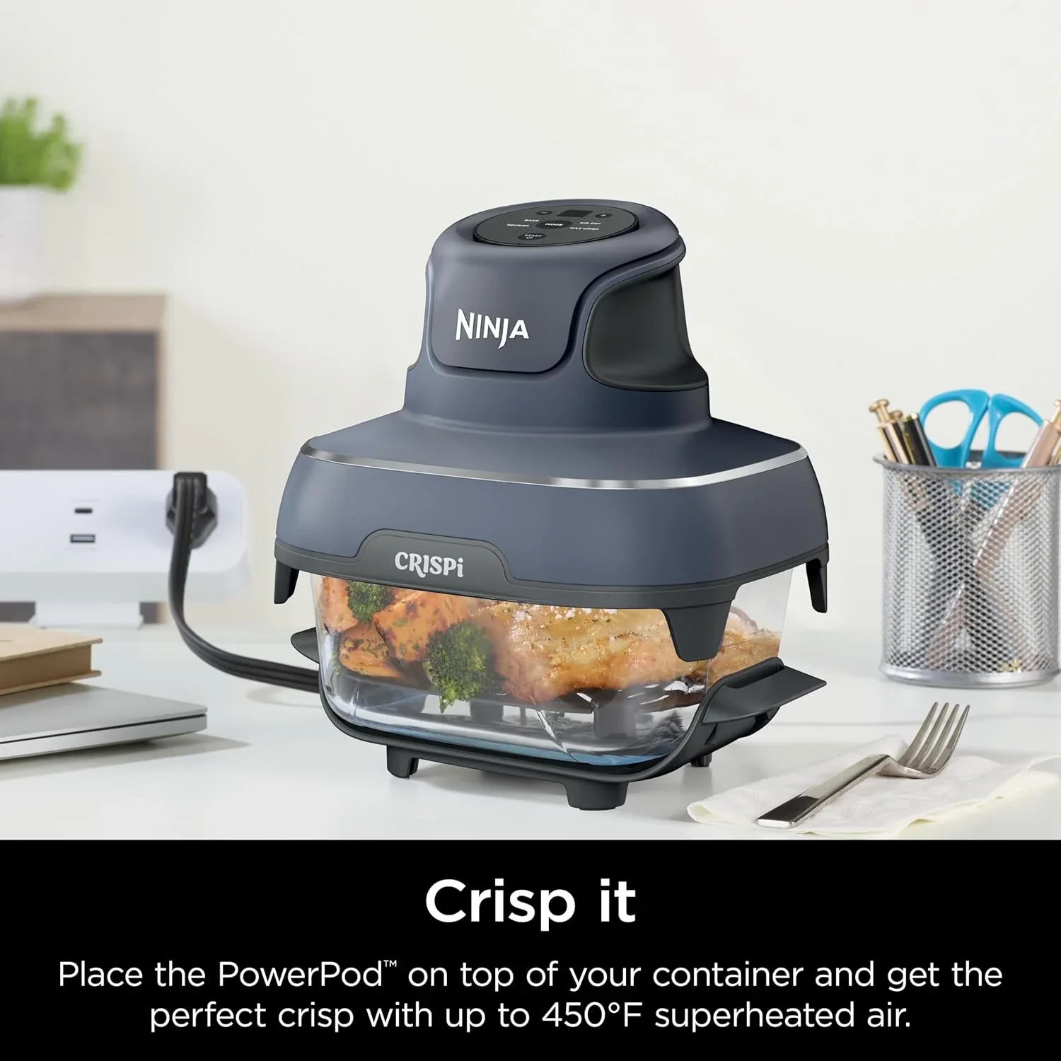 Ninja Crispi 4-in-1 Portable Glass Air Fryer Cooking System