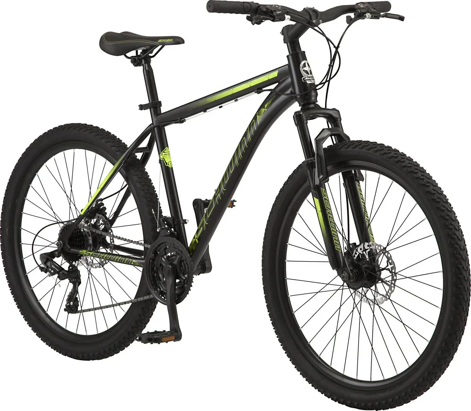 Schwinn Sidewinder Mountain Bike, 26-Inch Wheels, 21 Speeds, Black, Mens Style – S2792WMDS