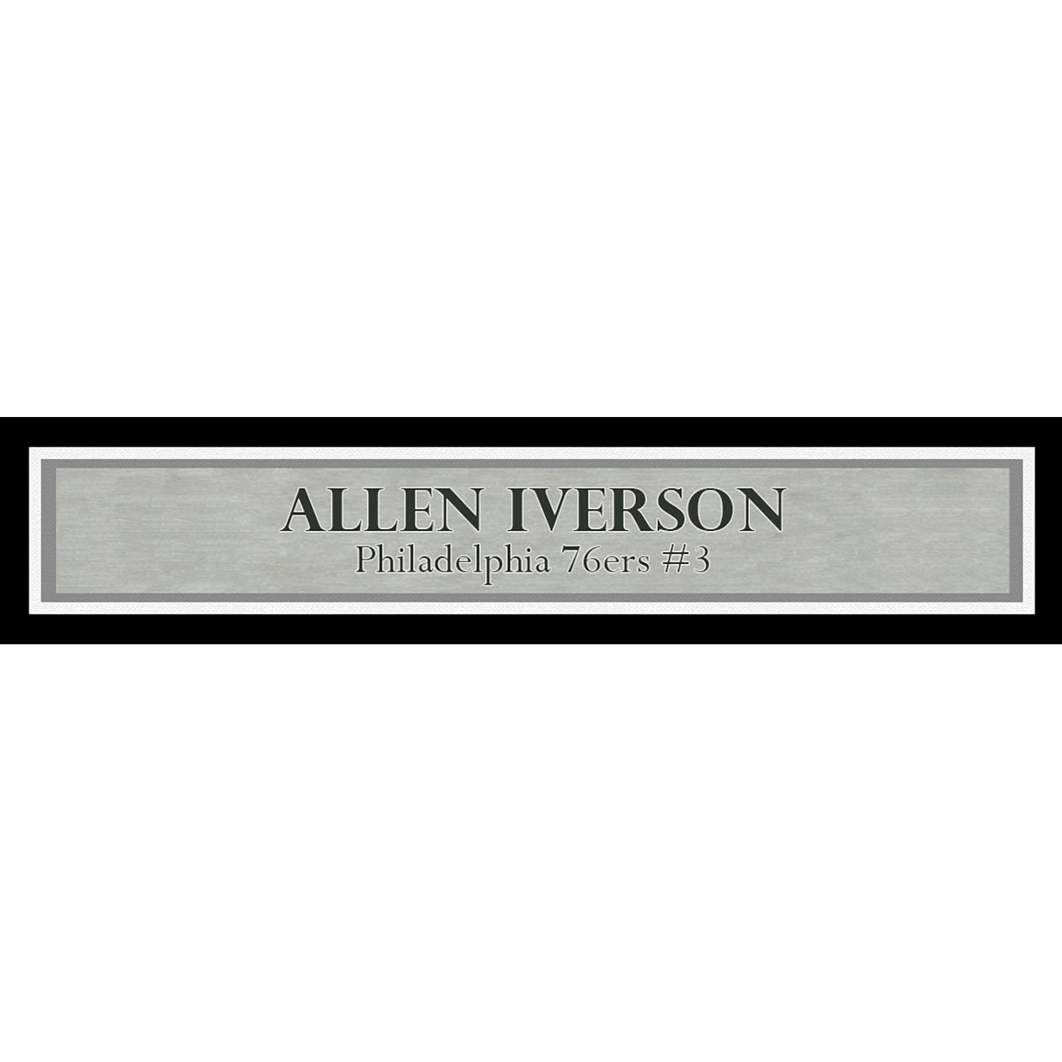 Allen Iverson Autographed Framed 16" x 20" Photo Philadelphia 76ers - Beckett Authenticated