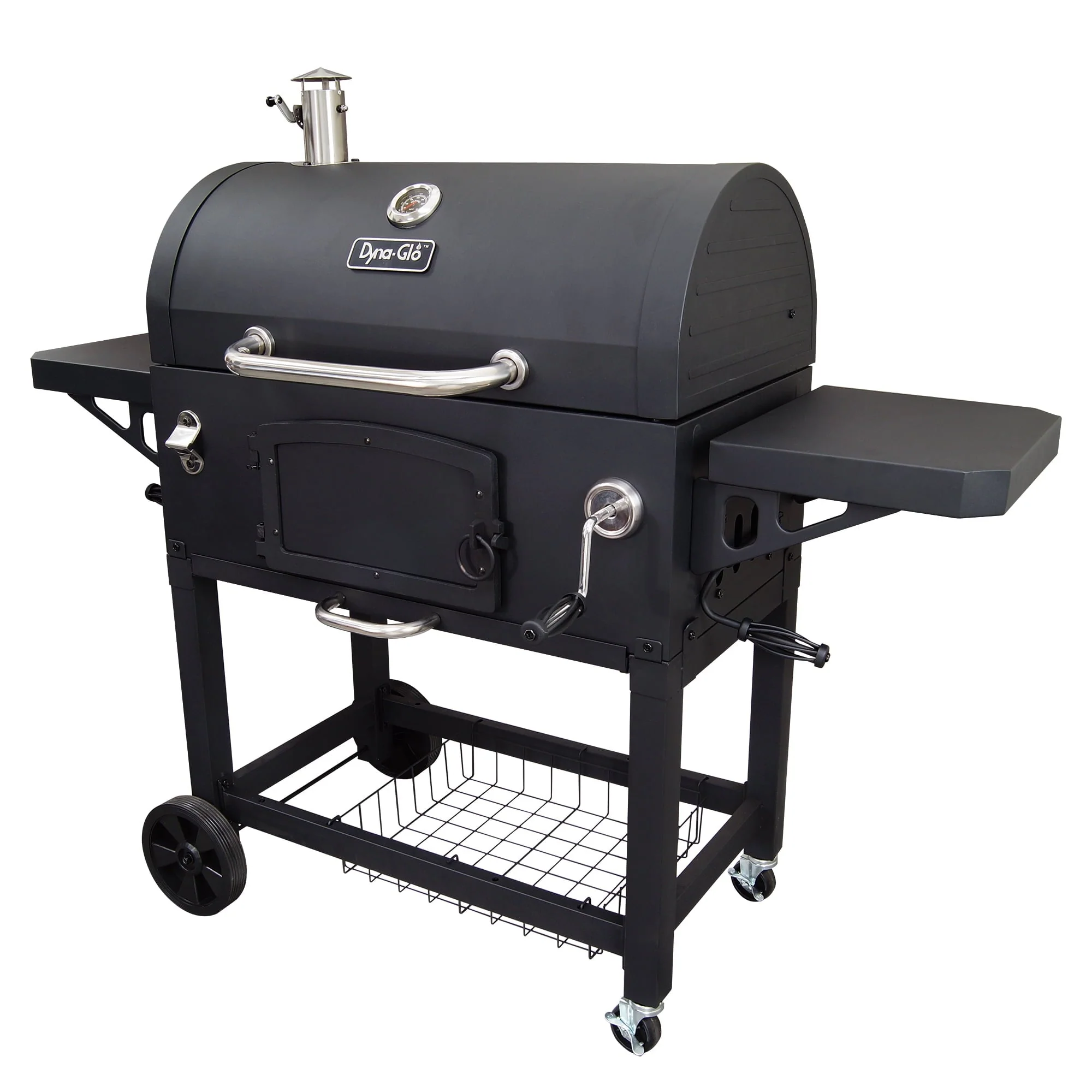 X-Large Heavy-Duty Charcoal Grill - 32 in. W- 816 sq.in. of Cooking Area Black