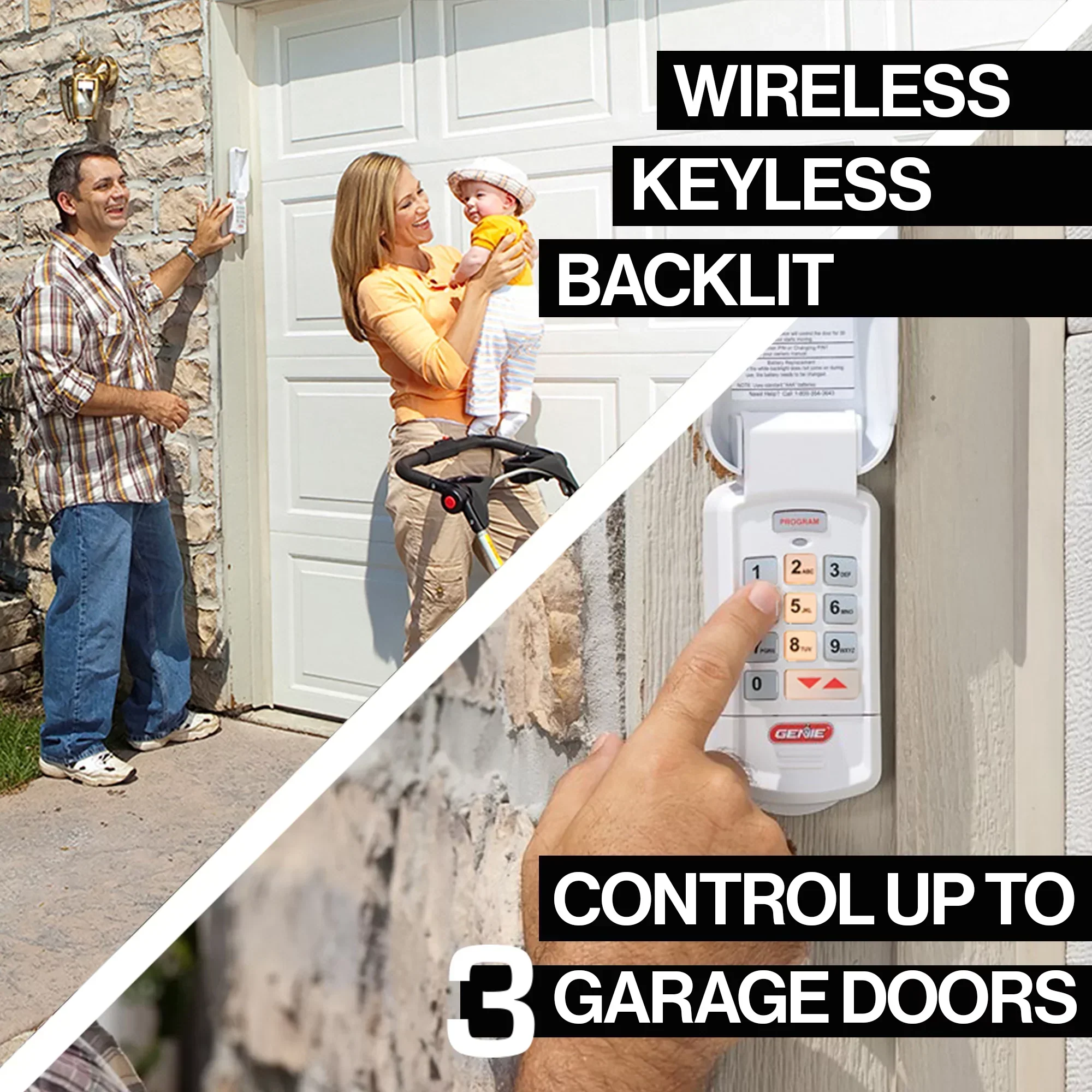 Genie StealthDrive Connect Smart Garage Door Opener With WiFi And Battery Backup – 7155-TKV