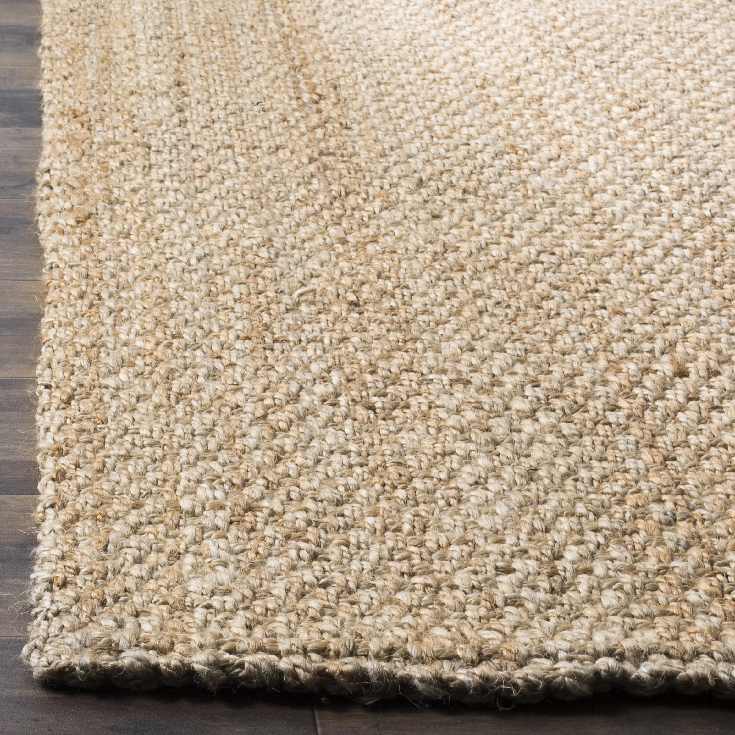 SAFAVIEH Natural Fiber Malcolm Braided Jute Runner Rug, Natural, 2'3" x 20'