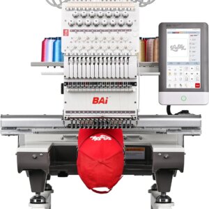 BAi Mirror 15-Needle Embroidery Machine, 20x14", Touchscreen