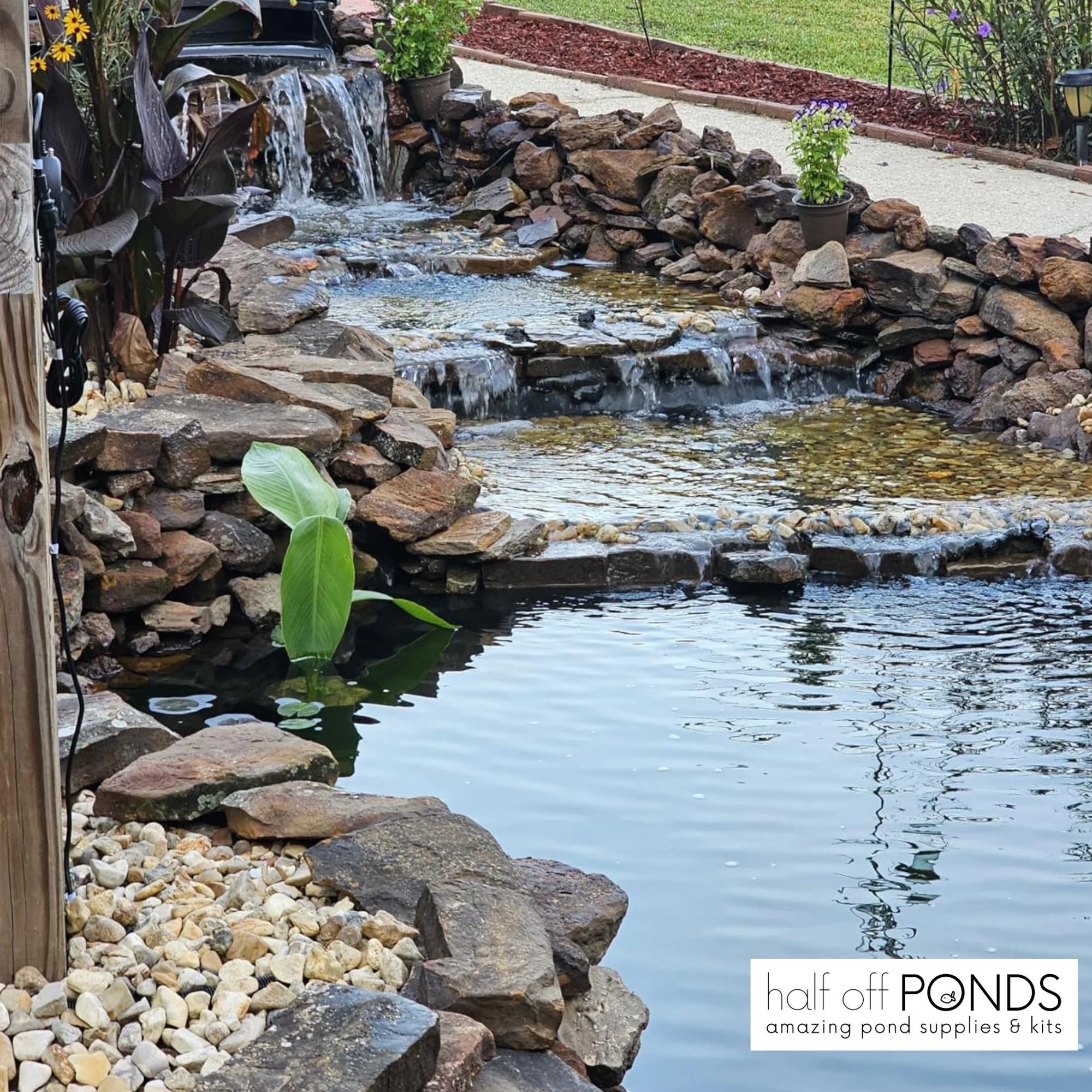 PondBuilder Elite 6100 EPDM Pond Kit, 30 ft. x 30 ft.