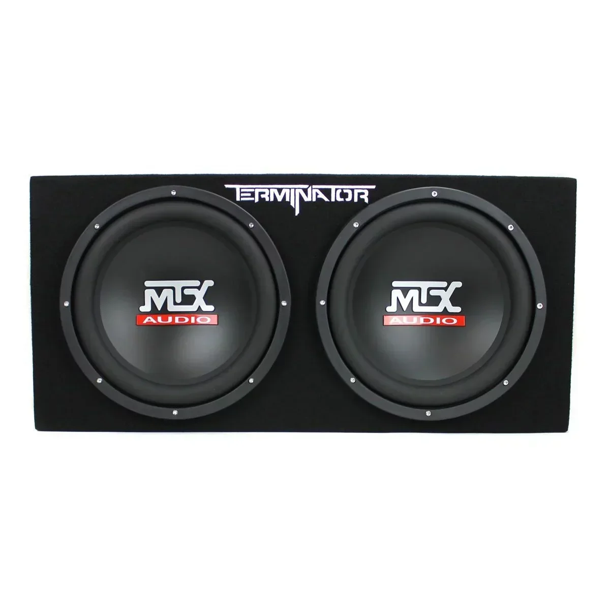 MTX Dual Loaded Subwoofer Enclosure, 12-Inch, 1200-Watt, 4 Pack - TNE212D