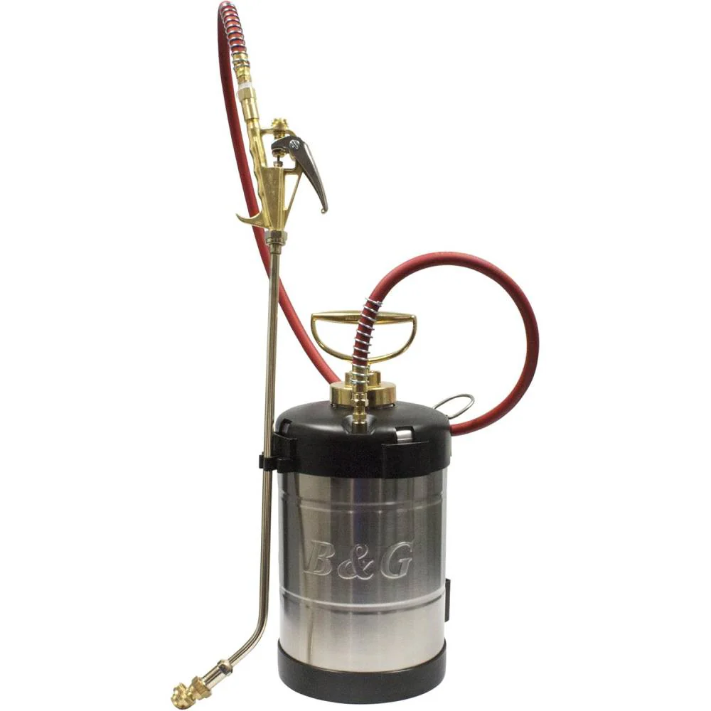 B&G 1 Gal Stainless Steel Sprayer with 18″ Multeejet Tip