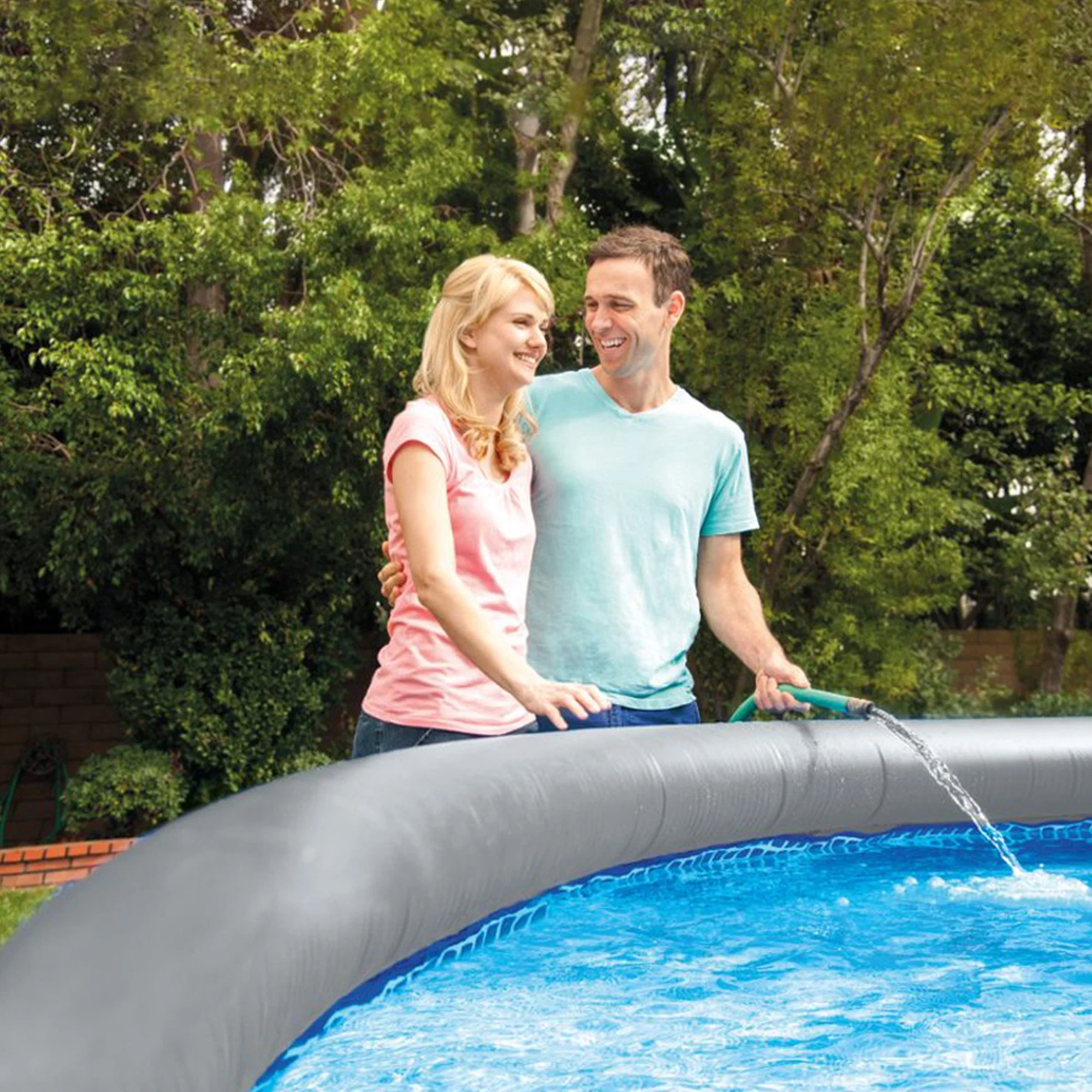 INTEX Easy Set 15ft x 42in Inflatable Pool Set - Filter Pump & Accessories