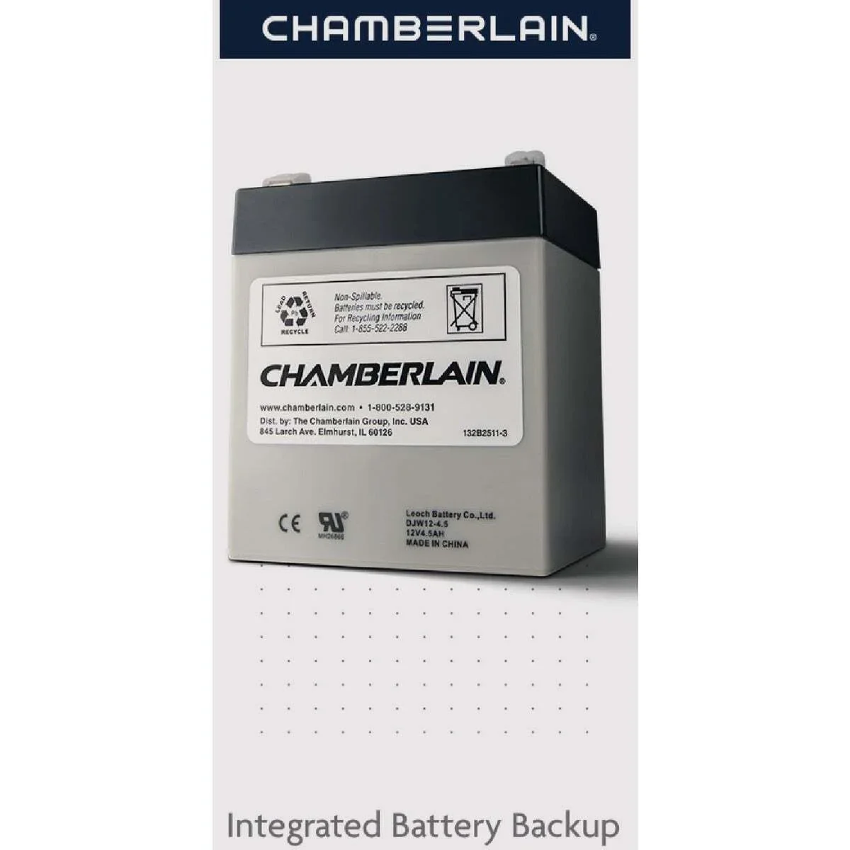 Chamberlain 0.5 HP Chain Drive Smart Garage Door Opener With 7 ft Rail - C2212T