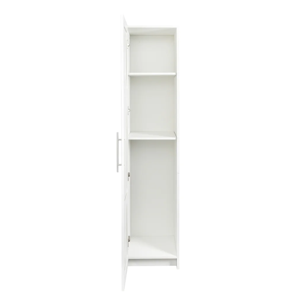 Stackable Wall Cabinet,Hanging Wall Mount Storage Cabinet with Adjustable Shelves and Doors,Sideboard Buffet Cupboard,Console Table,White Wood Finish,11.81 "D x 31.50"W x 29.92 "H