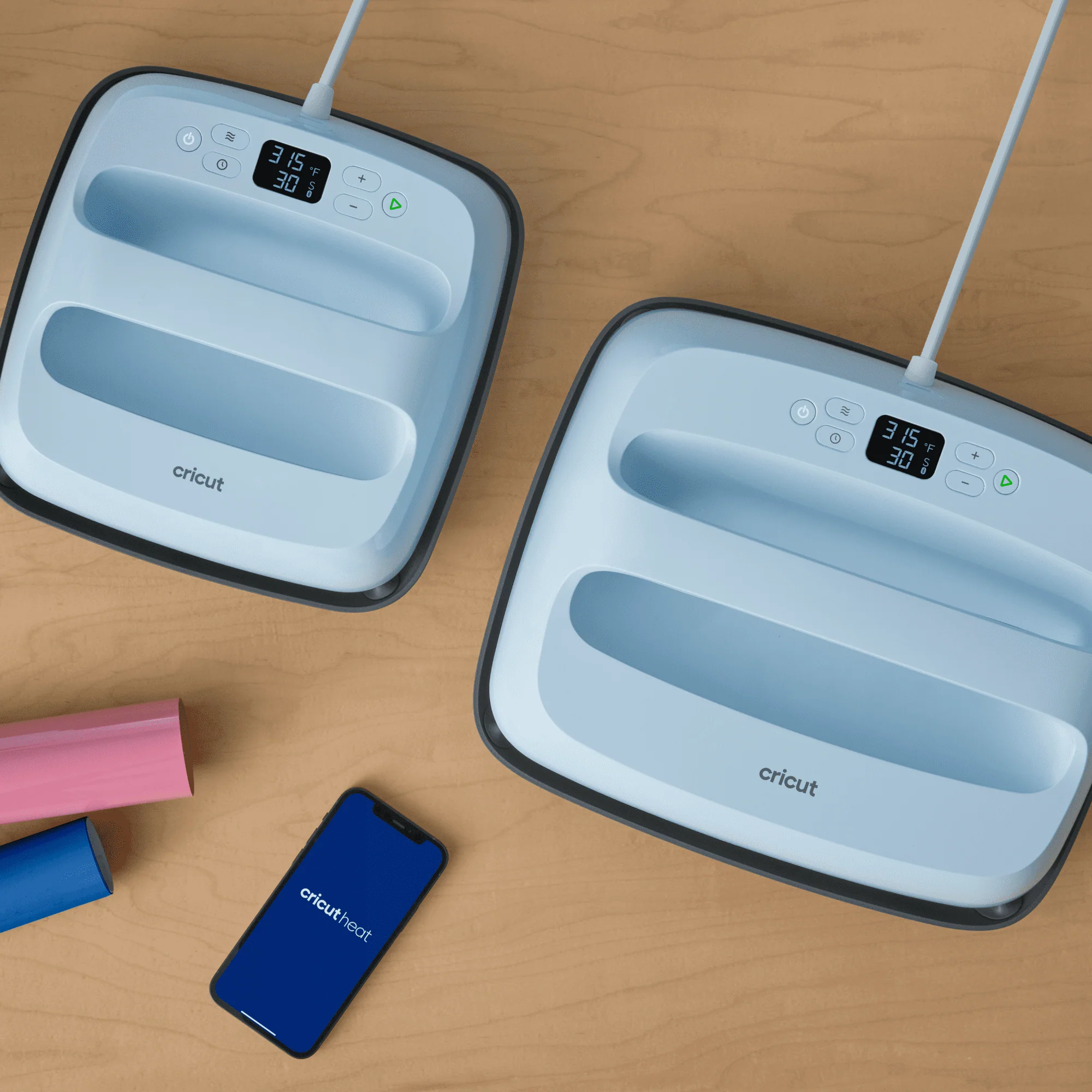 Cricut EasyPress(R) 3 - 9 in x 9 in - Bluetooth(R)-Enabled Handheld Heat Press