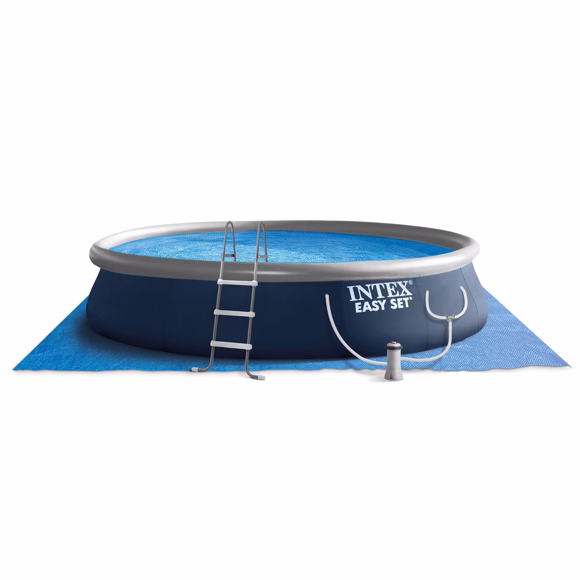 INTEX Easy Set 15ft x 42in Inflatable Pool Set – Filter Pump & Accessories