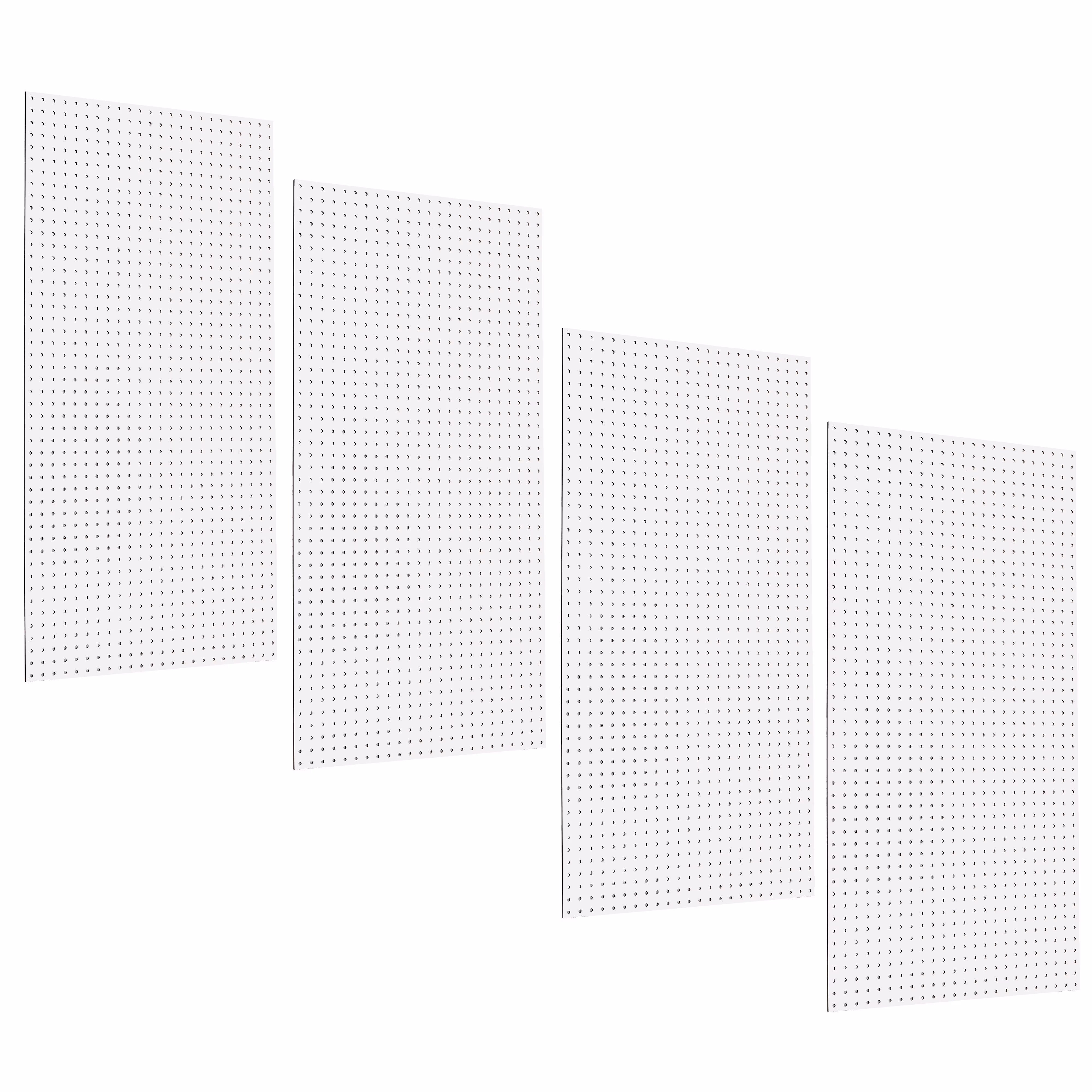 Triton Products 24inch x 48inch Black Tempered Wood Pegboards 4 Pack