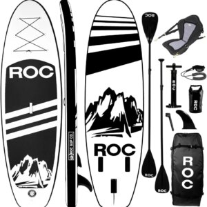 ROC inflatable stand-up paddle board SUP paddle board accessories Anti-slip comfortable deck