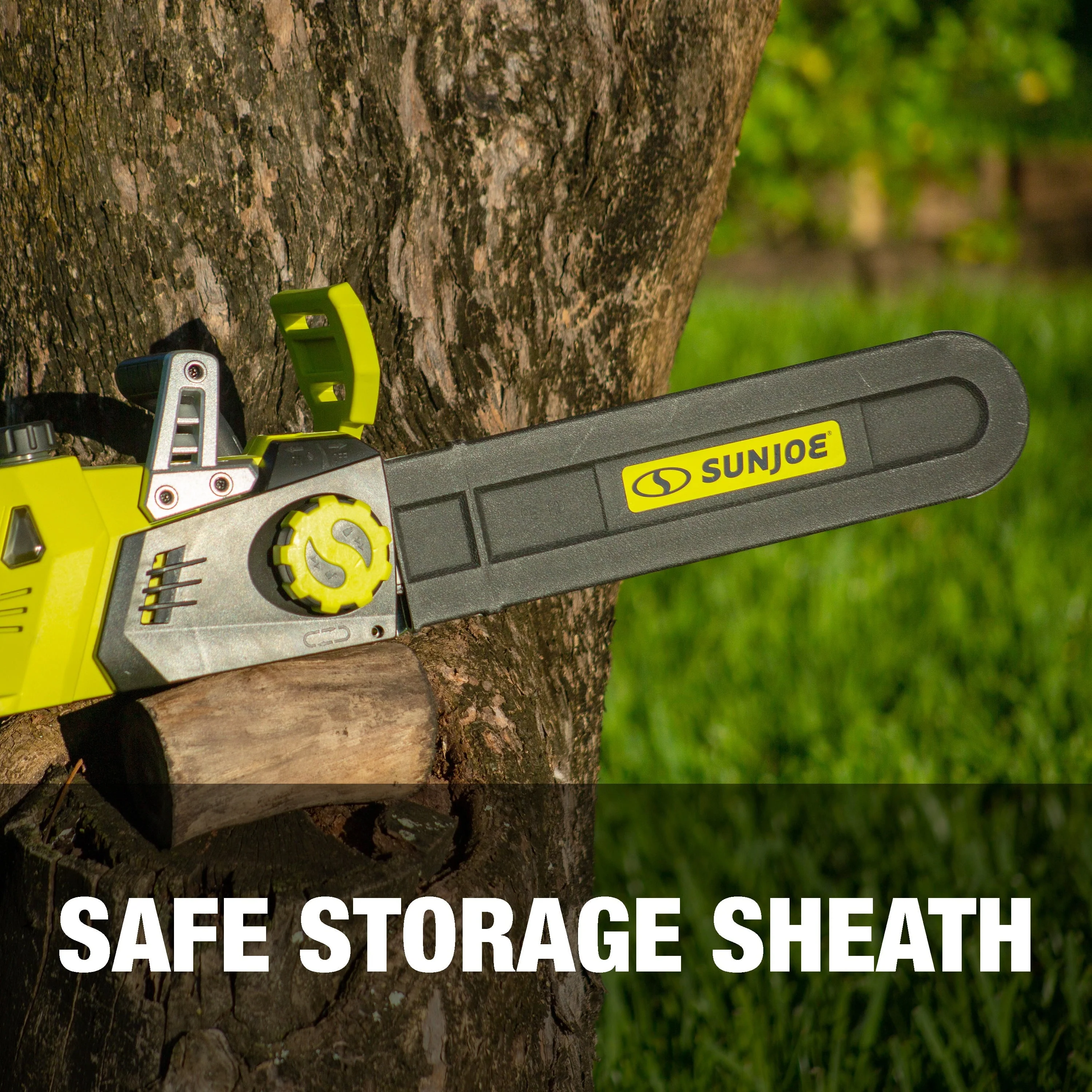 Sun Joe 48V Cordless 16-inch Chainsaw, 2 x 2.0-Ah Batteries & Charger