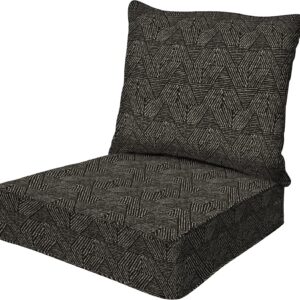 AWFHHT Outdoor Deep Seat, 24" W x 23" D, Zaire Outdoor Chair Cushion