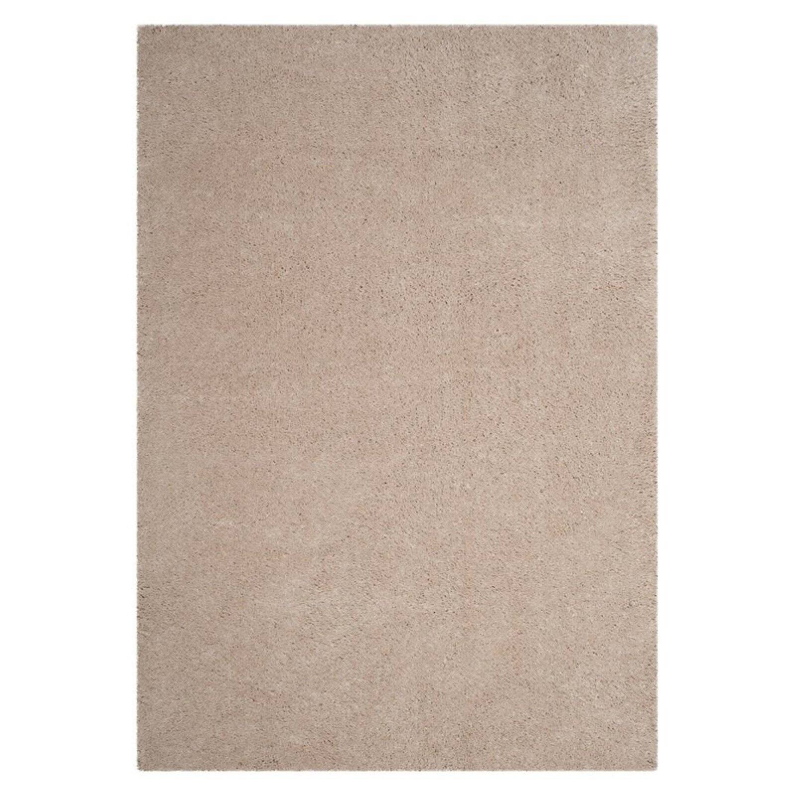 SAFAVIEH Colorado Tarek Solid Shag Runner Rug, Champagne, 2'3" x 8'