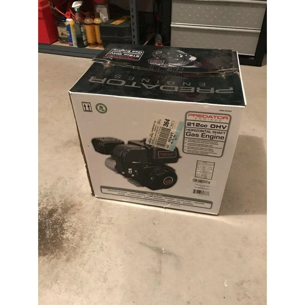 2025 Predator Horizontal Shaft Engine – 6.5 HP, 212cc