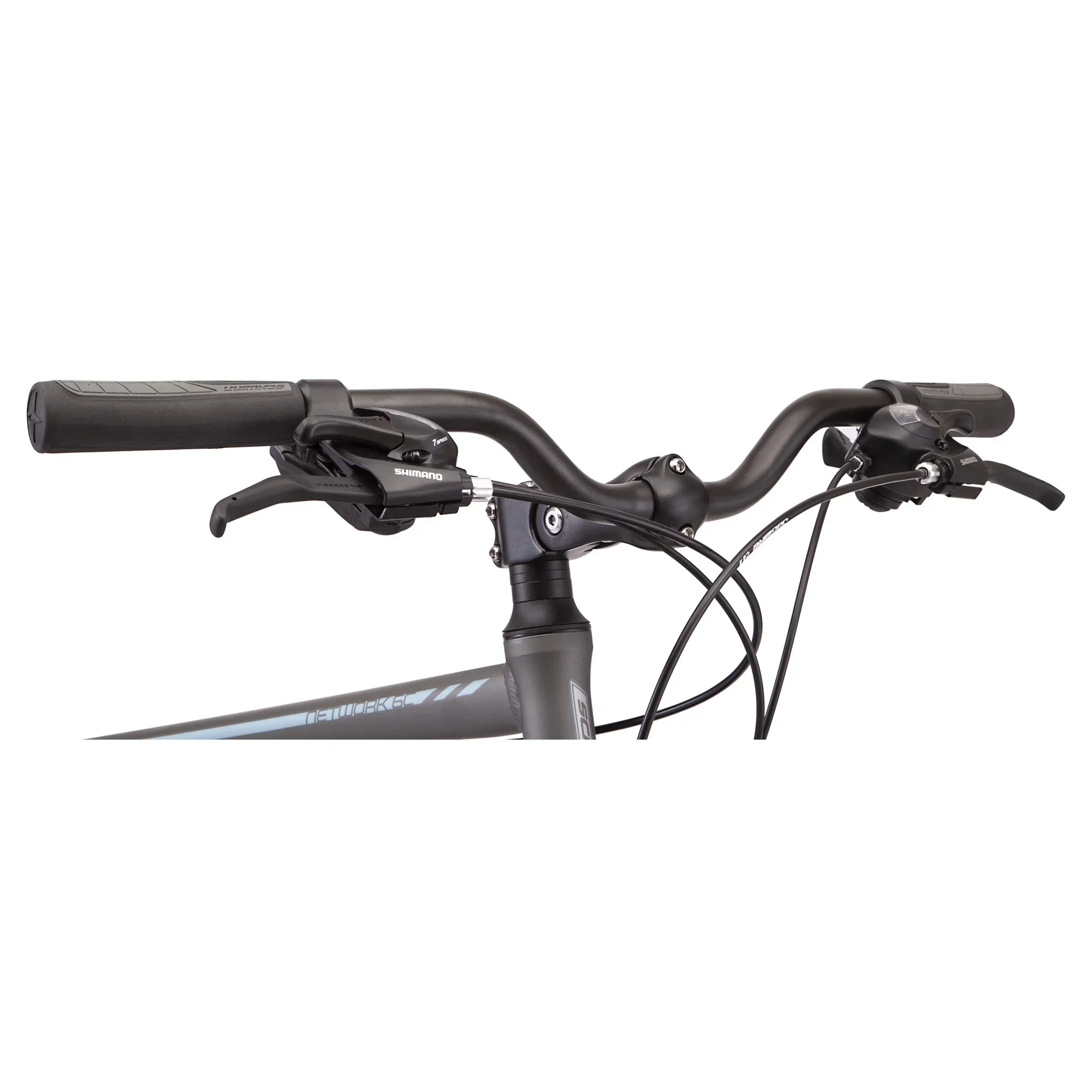 Schwinn Network 6c Hybrid Bike, 21 Speeds, Large 19.5 in Men's Style Frame, 700c Wheels, Grey