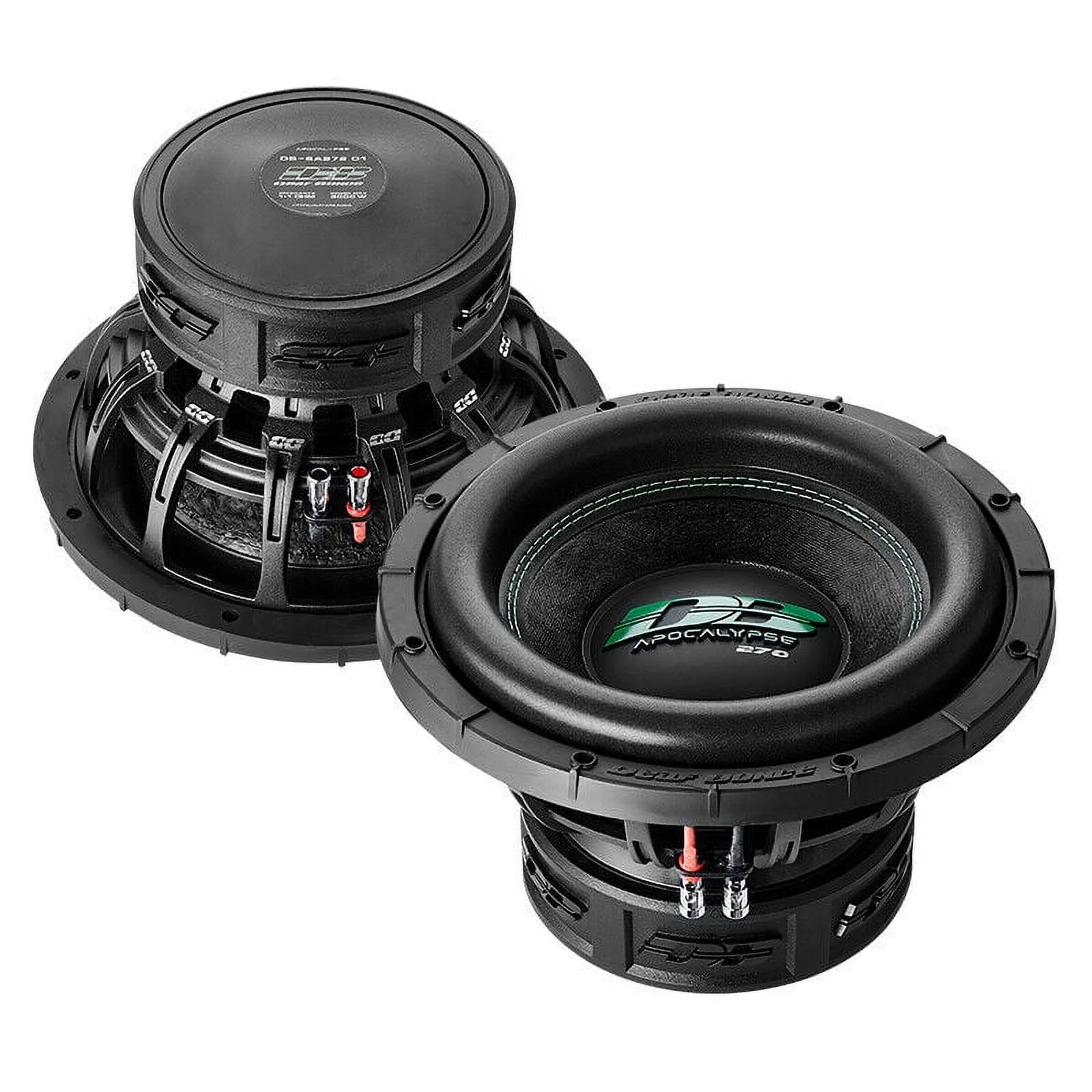 2 x Deaf Bonce Apocalypse DB-SA272 12" 1-Ohm 6000W Subwoofer New